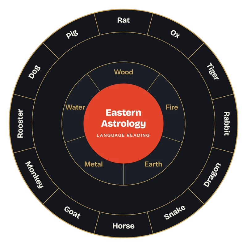 Eastern Astrology Language Reading product image