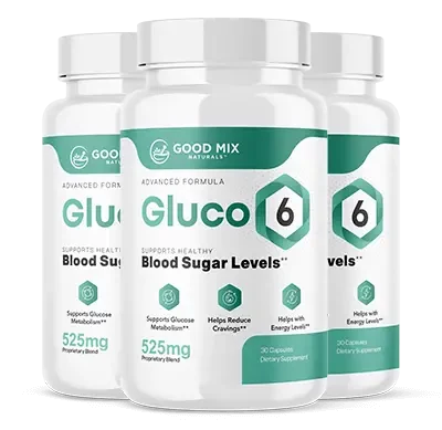 Gluco6 3 bottles package