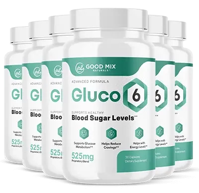 Gluco6 6 bottles package