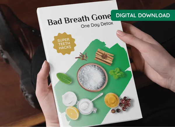 Bad Breath Gone. One Day Detox bonus guide cover