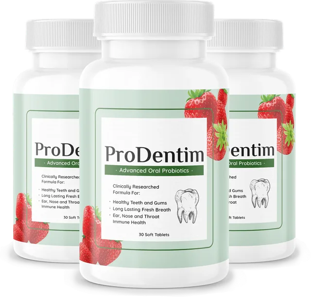 ProDentim 3 bottles package