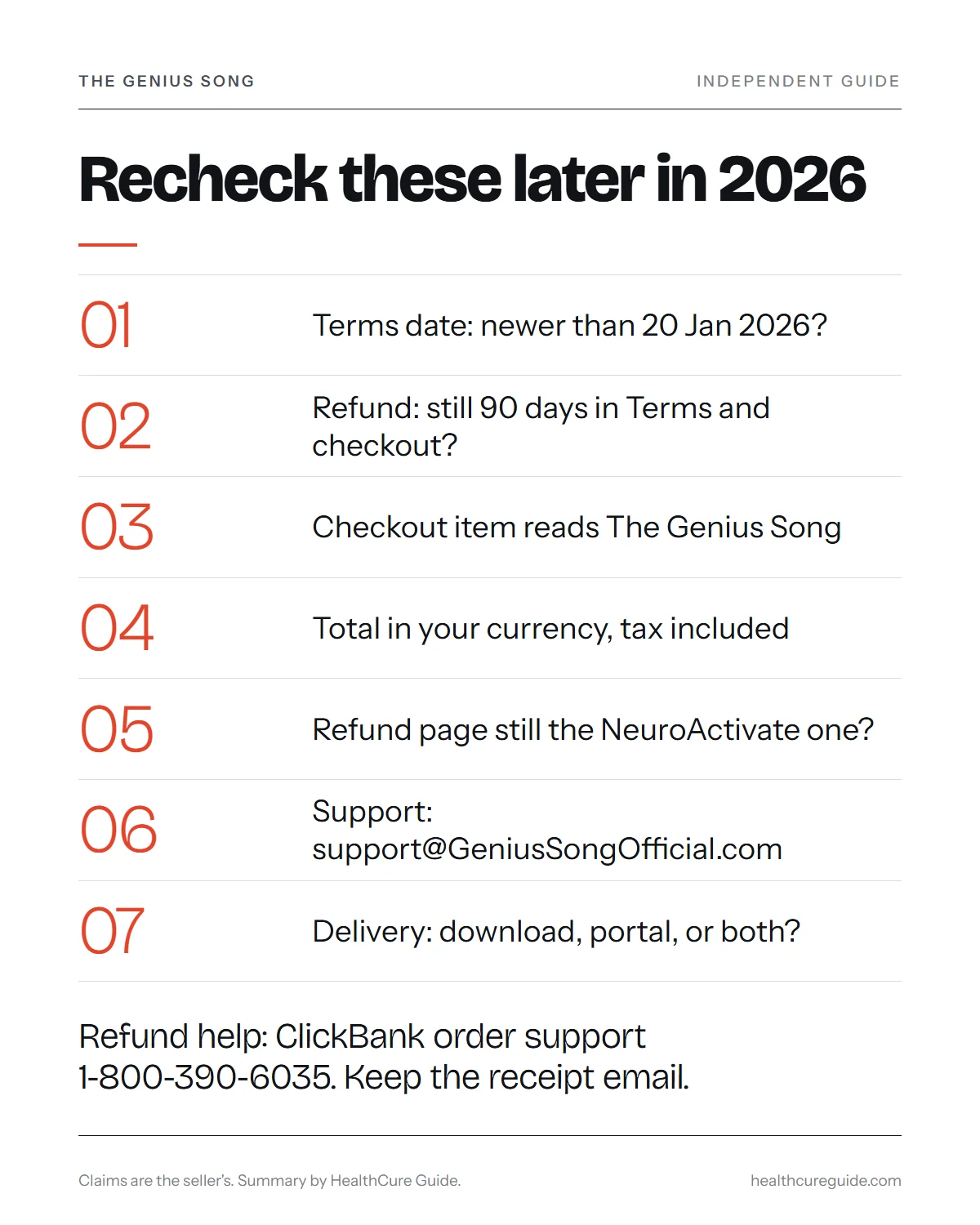 The genius song reviews 2026 infographic: seven details to recheck later in 2026 before paying