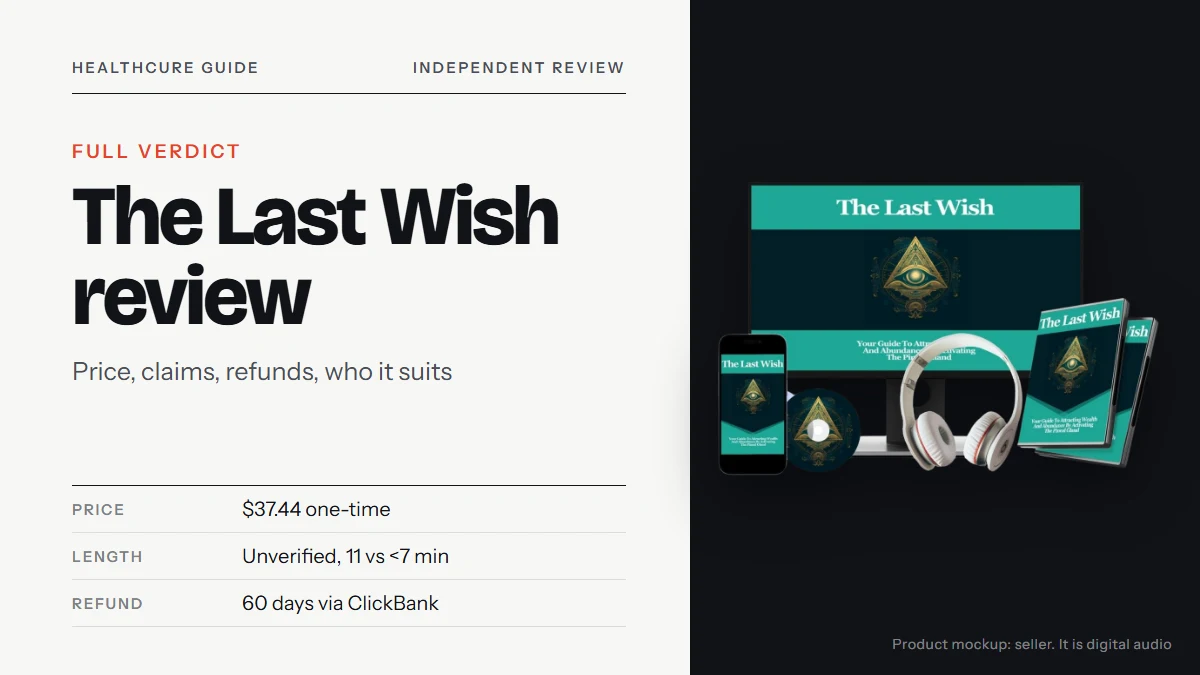 The Last Wish review: the seller's mockup of a monitor, phone, headphones and disc cases